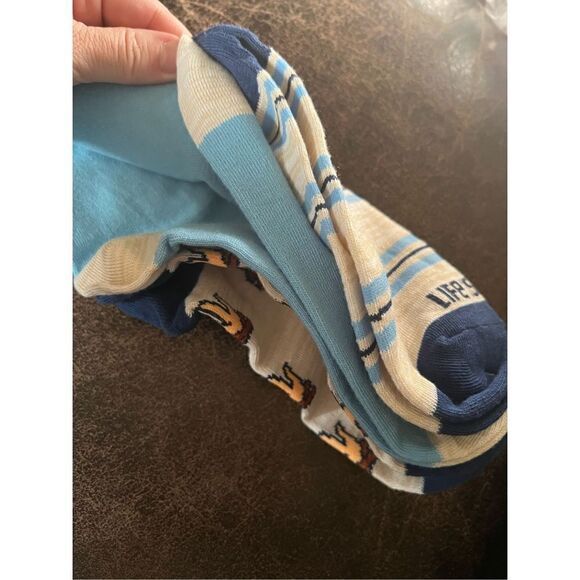 Life Is Good Crew Socks 3 Pk Camping Theme - Picture 4 of 6